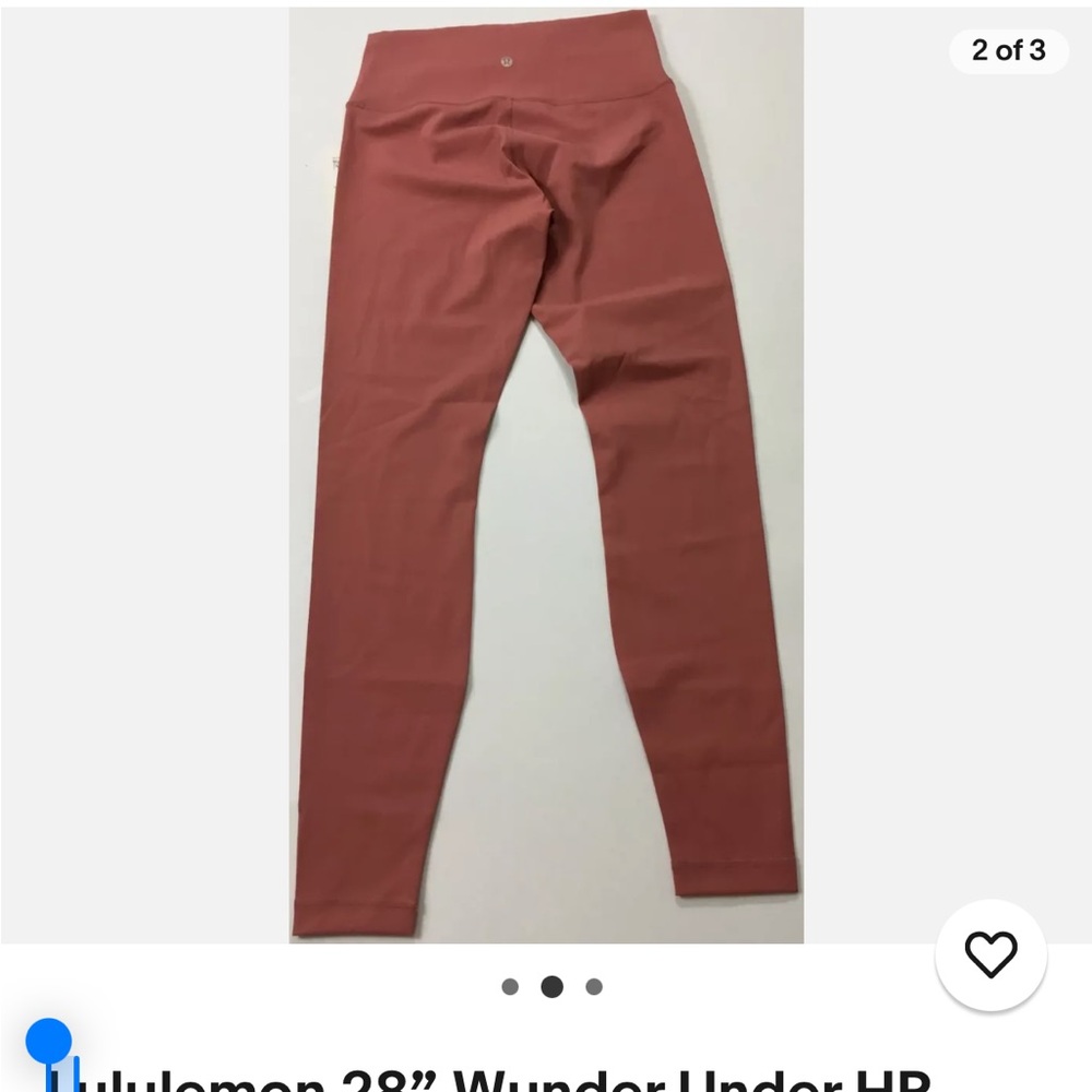 Lululemon 28” Wunder Under HR Tight  *F Luxtreme LW5BT3S Sz 2 NWOT